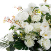 Single Artificial Flower Ball Wreath Topiary Orchid Roses Vine Plants Shop Decor