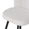 2x Barstools Kitchen Breakfast Bar Stool Teddy Fleece Padded Seat Counter Chair