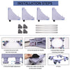 Adjustable Furniture Dolly Washing Machine Stand Refrigerator Base Moving Cart