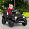 Kids Battery Powered Car Toy 12V Electric Ride on Car Truck-Black
