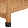 Wood Potting Bench Table Outdoor Removable Drawer Garden Planting Work Station