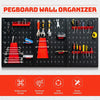 Wall-Mounted Tool Organize Set Pegboard Garage Storage Holder Wrench Set Rack