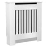 White Radiator Cover Cabinet Small Large Modern MDF Slat Wood Grill Furniture