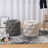 Large Chesterfield Footstool Pouffe Sofa Tea Table Ottoman Coffee Table Velvet