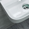 Countertop Basin Bathroom Sink Ceramic Rectangle Small Sink 380mm Wide