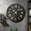 GARDEN ROMAN WALL CLOCK LARGE INDOOR OUTDOOR BIG ROMAN NUMERALS RESIN WATERPROOF