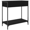 Console Table Black 75x34.5x75 Engineered Wood T2P9
