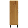 Lechnical Highboard with Glass Door FLAM 92x40x122.5 Solid Wood K7D0