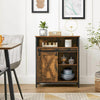 Industrial Storage Cabinet Small Rustic Sideboard Vintage Console Table Cupboard