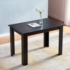 Rectangle Dining Tables for 2-4 Small Space, Wooden Kitchen Table Home/Office