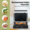 Electric Panini Press Grill 4-Slice Sandwich Maker w/ Non-Stick Coated Plates