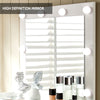 Dresser LED Dressing Table with Stool 5 Drawers Transparent Countertop