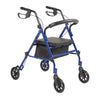 Lightweight Foldable Aluminium Rollator Walking Frame Wheeled Walker Padded Seat