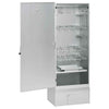 BBQ Oven Smoker with Table Galvanised Steel O4G5