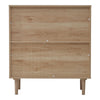 Wooden Storage Cabinet Side Furniture Cupboard Bedroom Hallway 2 Tier Shelf Unit