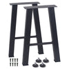2Pcs 16 inch Industrial Steel Table Legs Stand Feet for Cafe Table/Bench/Cabinet