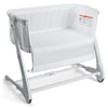 Baby Bedside Crib 2-in-1 Bassinet & Sofa w/ Detachable & Washable Mattress