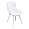 4pcs Dining Chairs Contemporary Lounge Dining Home Office Plastic Reception Seat