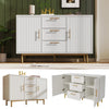 2 Doors 3 Drawers Sideboard Buffet Cupboard Unit Cabinet for Living Room Kitchen