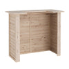 Pressured Treated Wooden 3 Wall Home Drinks Bar For Summerhouse Mancave Garden