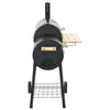 Classic Charcoal BBQ Offset Smoker Outdoor Garden Picnic Barbecue Grill