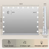 18 LED Bulb Hollywood Makeup Mirror Large 80x62cm Tabletop Wall Mirror with USB