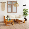 5 Piece Garden Lounge Set with Cushions Solid Wood Acacia (UK/IE/FI/NO only) vid