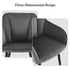 Grey Velvet Dining Chairs Set 2 Low Back Kitchen Dining Room Chairs Metal Legs