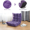 Padded Gaming Sofa Chair with Back Support for Adults and Teens-Purple