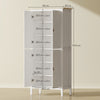 176.5 cm Tall Freestanding Pantry Storage Cabinet with 4 Doors White
