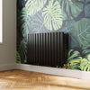Black Radiator Vertical Horizontal Flat Panel Central Heating Rads 1800 1600 600