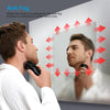 Bathroom Mirror w/ LED Illuminated Anti fog Shaver Socket Bluetooth Speaker Wall