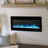 70" Electric Fireplace Heater 9 LED Flame Log Fire Wall Recessed/Insert Remote