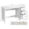 Computer Desk Wooden PC Laptop Table Writing Workstation with 3 Drawers