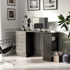 Computer Desk w/ Storage, Writing Study Table for Home Office, Black
