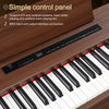 Bluetooth 88 keys Digital Piano Full Weighted E-Piano with Stand Pedal Headphone