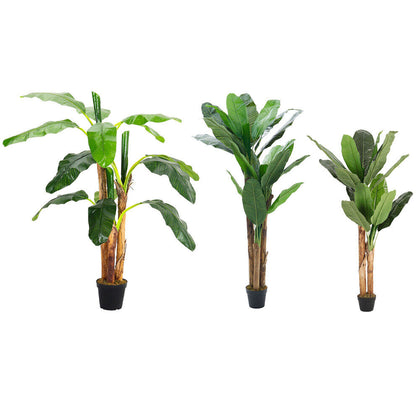 Large Artificial Banana Tree Indoor Outdoor Home Office Tropical Green Plants UK