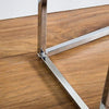 Modern Nesting Table Set of 3 Living Room White High Gloss Wood Coffee End Table