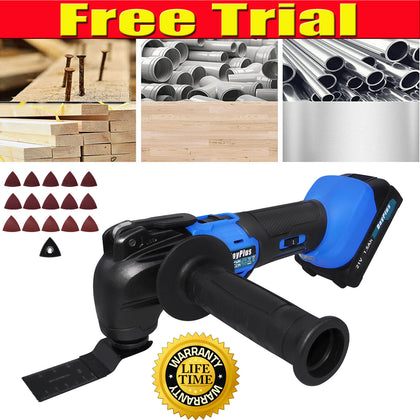 21V Oscillating Multi-Tool Cordless Variable Speed Saw Blades Sander Power Tools