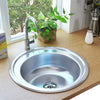 GuyAna Undermount Kitchen Sink Drop in, T O Pmount Bowl Campervan G7N5