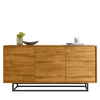 160cm Loft Retro Industrial Sideboard I Vintage Oak TV Unit Cabinet Cupboard