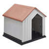 Small- Large Dog House Outdoor Indoor Puppy Shelter Dog Kennel with Air Vents UK