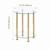 Nest of 3 Black Clear Tempered Glass Side End Lamp Sofa Tables Nested Tables