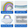 Creativity Blue Cloud Ceiling Light Rainbow Balcony Pendant Light for Playroom