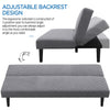 Modern 3 Seater Fabric Sofa Bed Click Clack Living Room Recliner Couch Sofa Grey