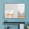 Metal Framed Wall Mirror Vanity Accent for Bathroom Entryway Hall Living Bedroom
