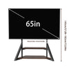Height Adjustable Floor TV Stand Mount Bracket 65-100" LCD LED with Shelf