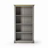 Corona Bookcase Grey Medium Display Cabinet Shelving Unit Solid Pine Mexican
