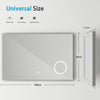 Bathroom Mirror With LED Lights Touch Shaver Socket Demister 3x Magnifying