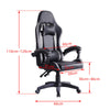 Executive Racing Gaming Chair Faux Leather Computer Desk Chair Swivel Adjustable